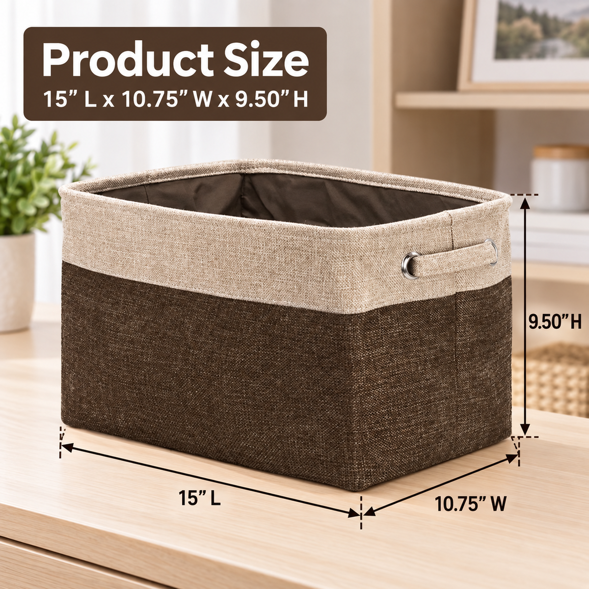 Collapsible Cubby Storage Bin
